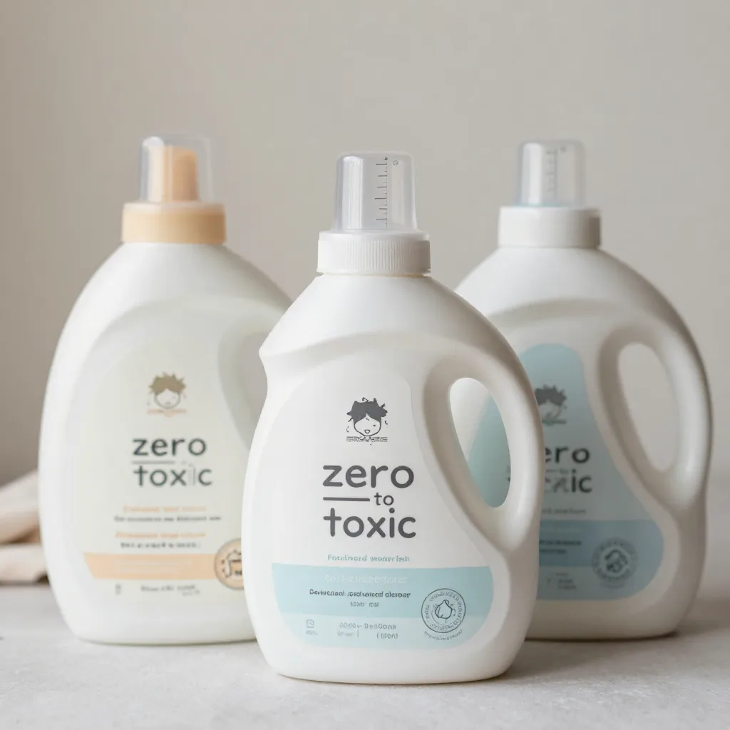 Baby clothes drying naturally in gentle sunlight